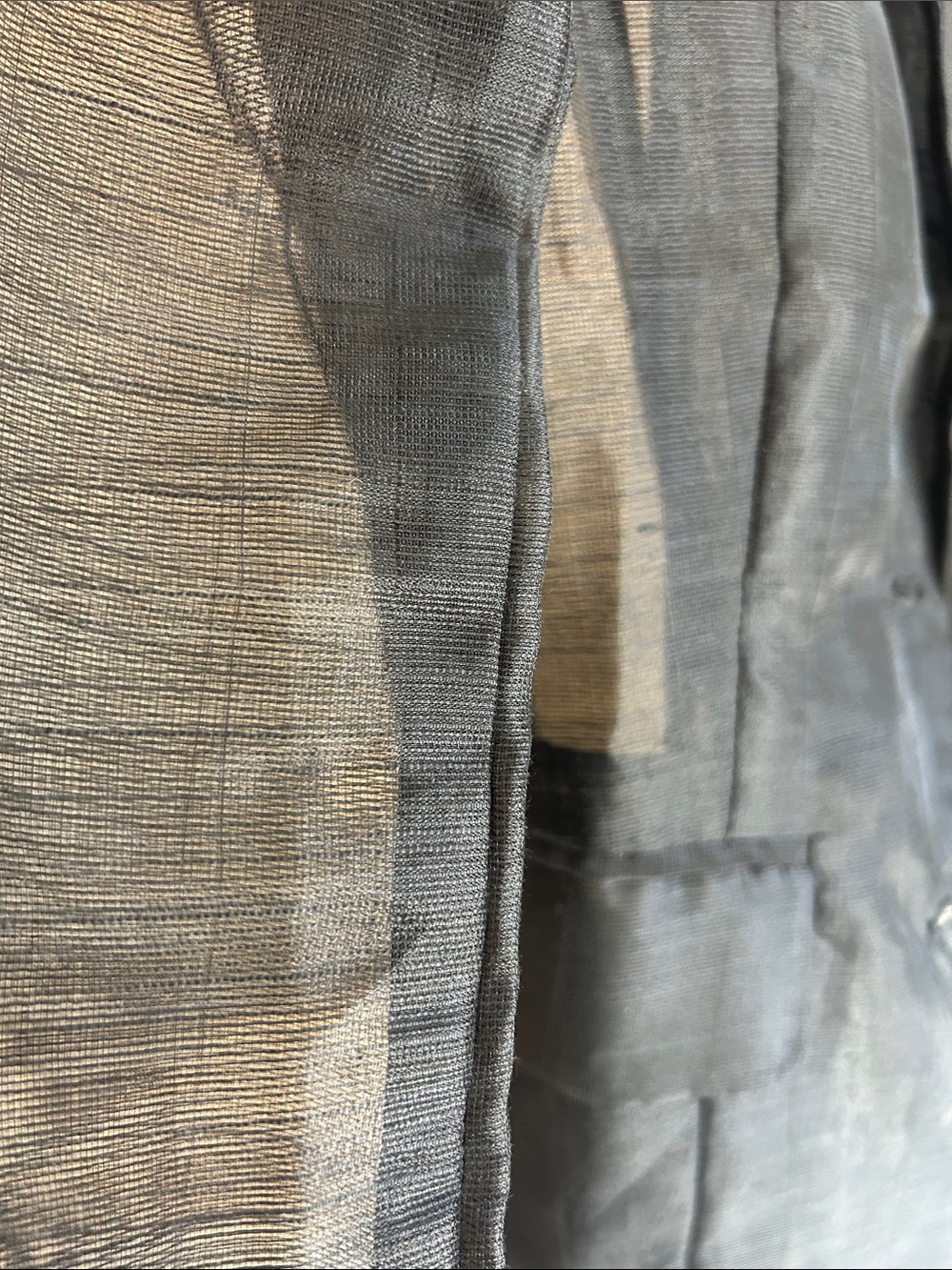 dolan Sheer Black Notch-Lapel Blazer - Picture 5 of 5